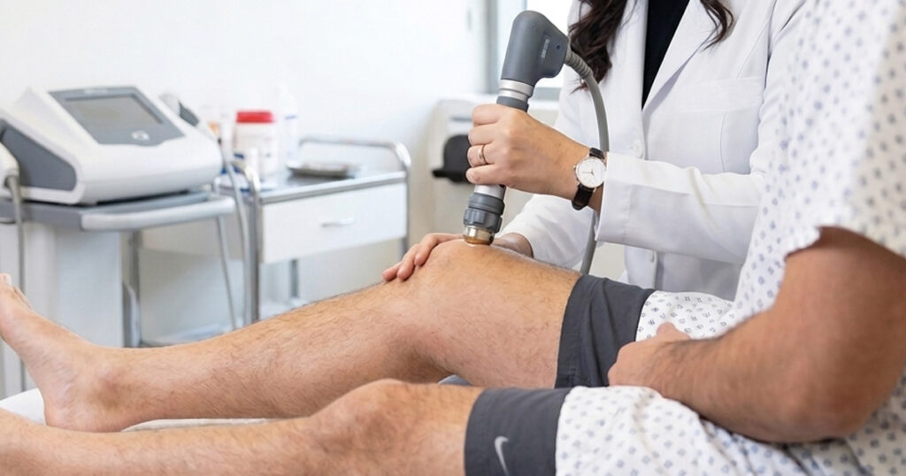 O que é e benefícios da terapia por ondas de choque na ortopedia?